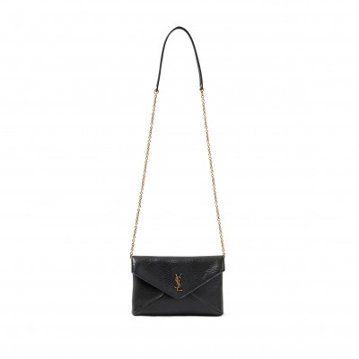 YSL CASSANDRE MATELASSÉ LEATHER CROSS-BODY BAG 819271AACYT1000 (19*12*3cm)